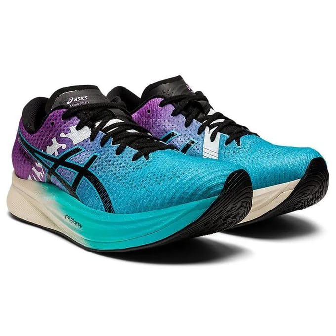 Asics Magic Speed 2 Ekiden Dames Blauw/Paars Trainers