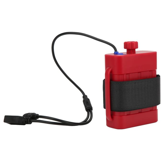 Waterdichte 26650 Batterijpakket Behuizing Plastic Fietsbatterij Opbergdoos DC Ingang black