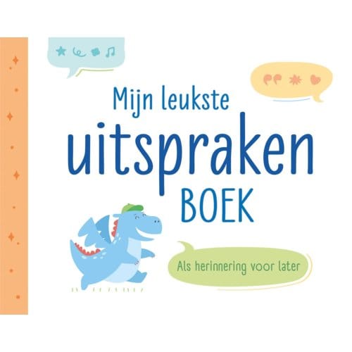Mijn leukste uitspraken boek oranje
