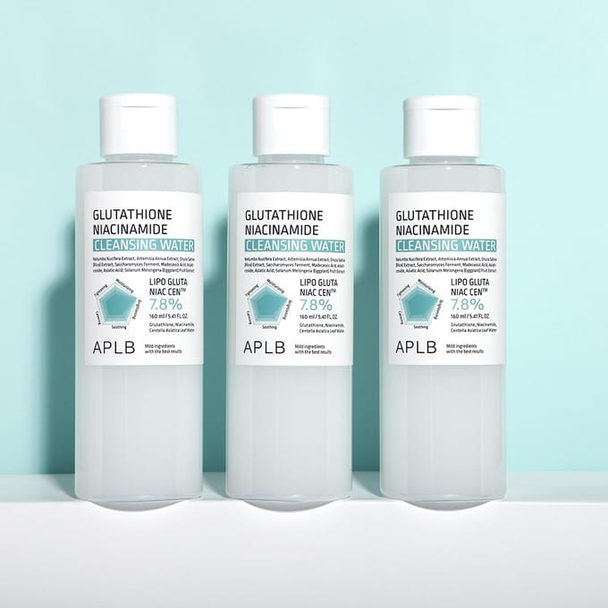APLB Glutathion Niacinamide Reinigingswater 160ml #160ml 1PCS white