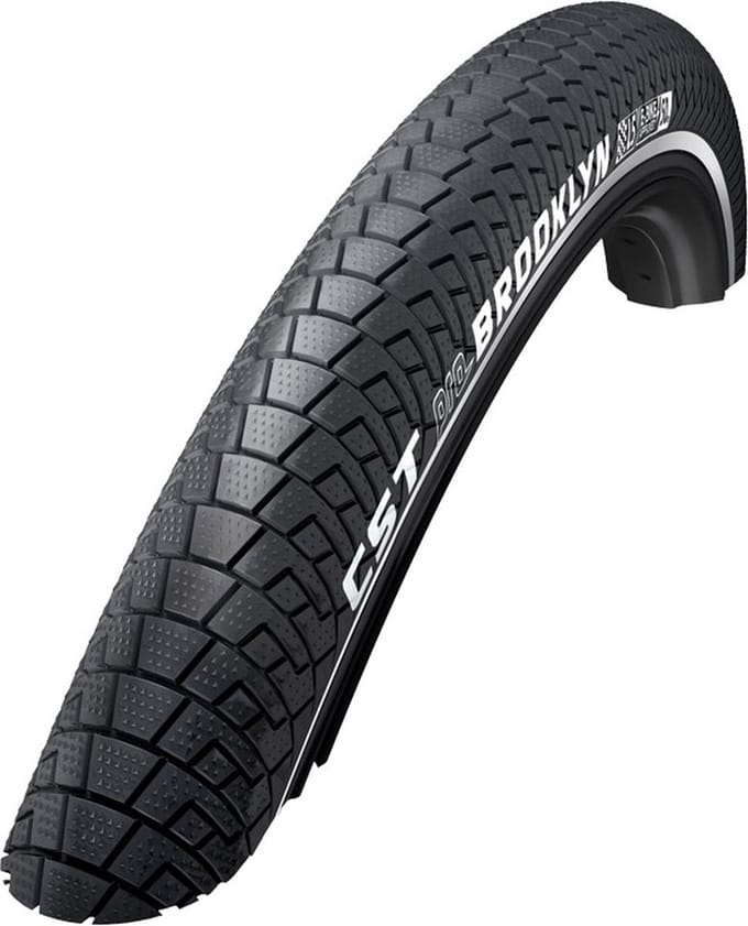 Buitenband CST Brooklyn Pro 26 x 2.40" / 62-559mm - zwart met reflectie