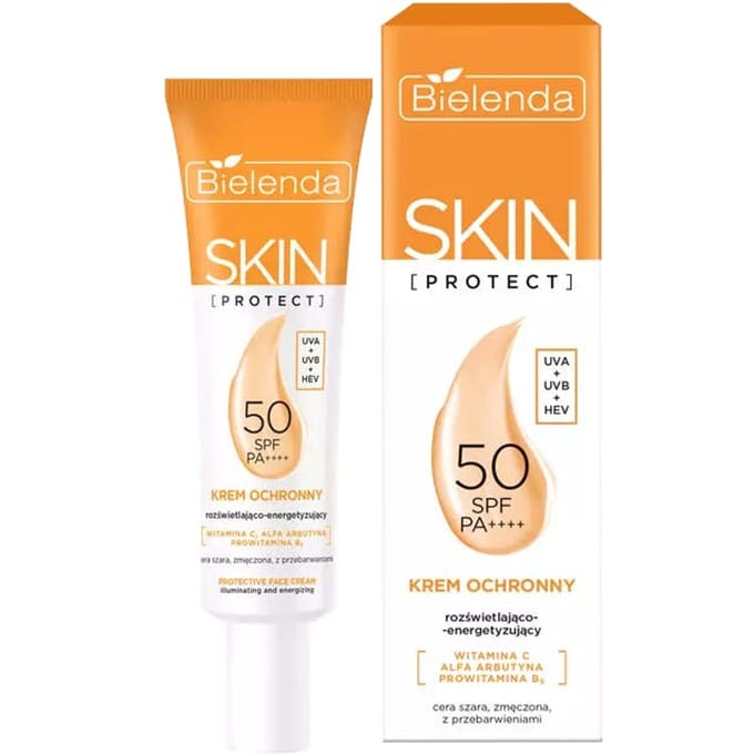Bielenda Skin Protect Protective Cream SPF50 Brightening and Energizing 40 ml