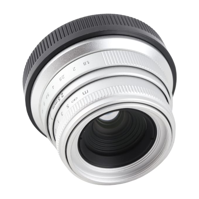 25mm F1.8 Mark II Groot Diafragma APS‑C Handmatige Focus Vast Objectief Geschikt voor M Mount M M2 M3 M5 M6 M10 white