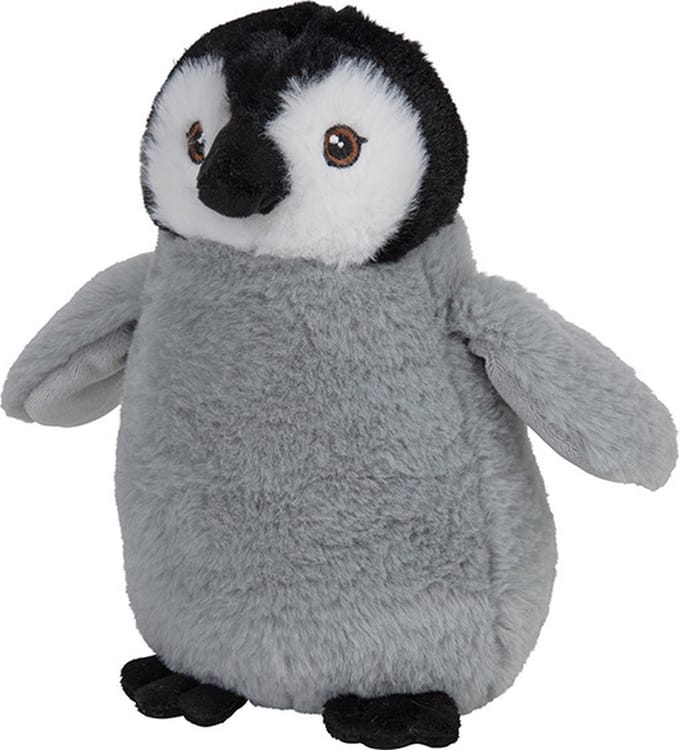 Nature Planet Pluche Koningspinguin kuiken -21 cm - pinguin knuffel - Konings pinguins