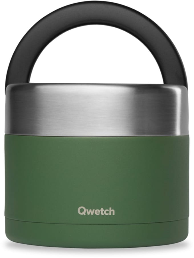 Qwetch Lunchbox handvat Geïsoleerd - Granite Kaki