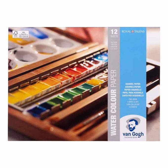 Van Gogh aquarel papier - wit - FSC mix
