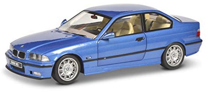 BMW E36 Coupé M3 1990 Modelauto Schaal 1:18 Blauw