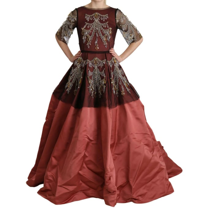 Versierde A-lijn Gown
