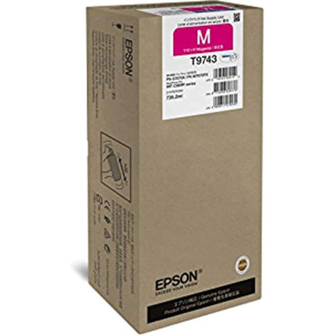Epson T9743 inktcartridge magenta extra hoge capaciteit (origineel)