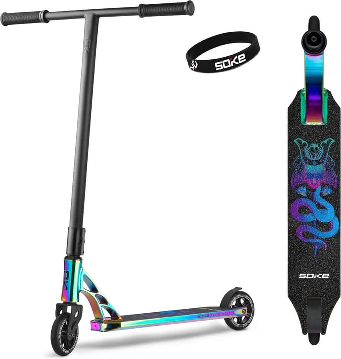 SOKE XTR straat regenboog stuntstep