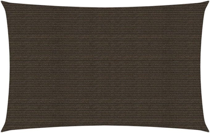 vidaXL - Zonnezeil - 160 - g/m² - 2,5x5 - m - HDPE - bruin