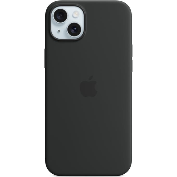Apple Siliconenhoesje met MagSafe geschikt voor iPhone 15 Plus - Black