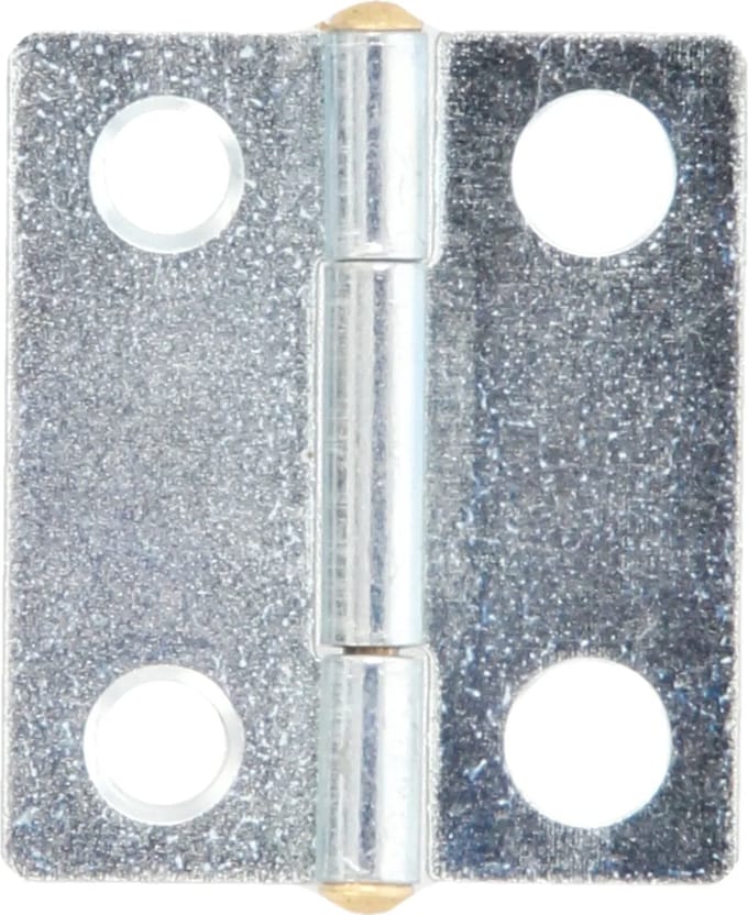 Deurscharnier Met Vaste Pen - Verzinkt Staal - 30x30 Mm - 4 Stuks