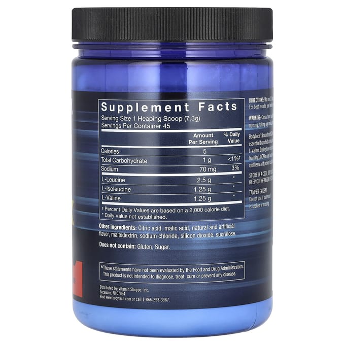 BodyTech, BCAA Instantanés, Punch aux Fruits, 11,6 oz (328,5 g)