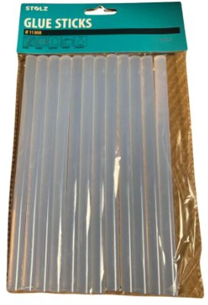 Lijmpatronen | 11mm | Circa 12 stuks | Merk: Stolz