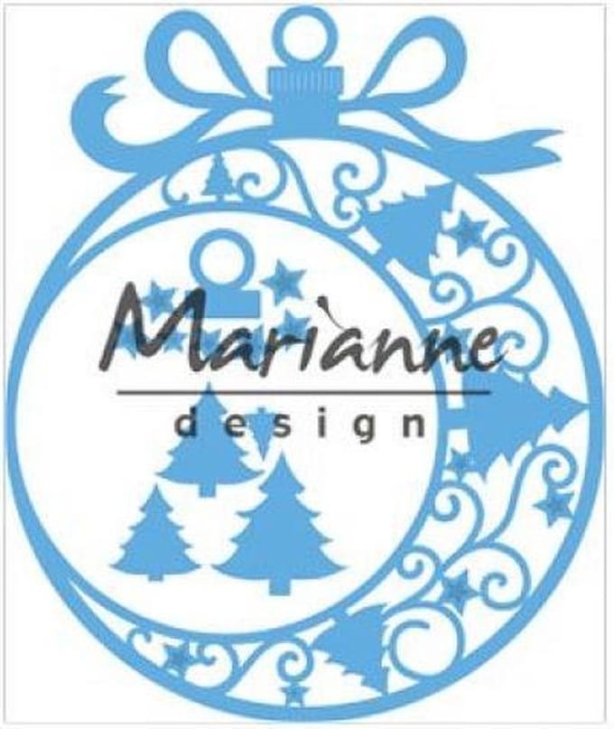 Marianne Design Creatables snij en embosstencil - Kerst versiering