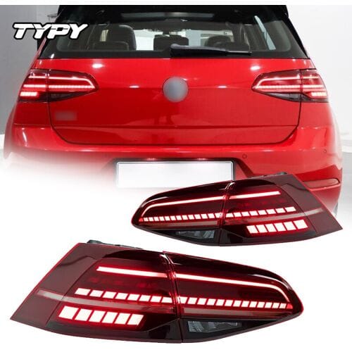 TYPY LED-projector-achterlicht DRL voor VW Golf MK7, Golf 7.5 TSI TDI 2013–2019, autoaccessoires
