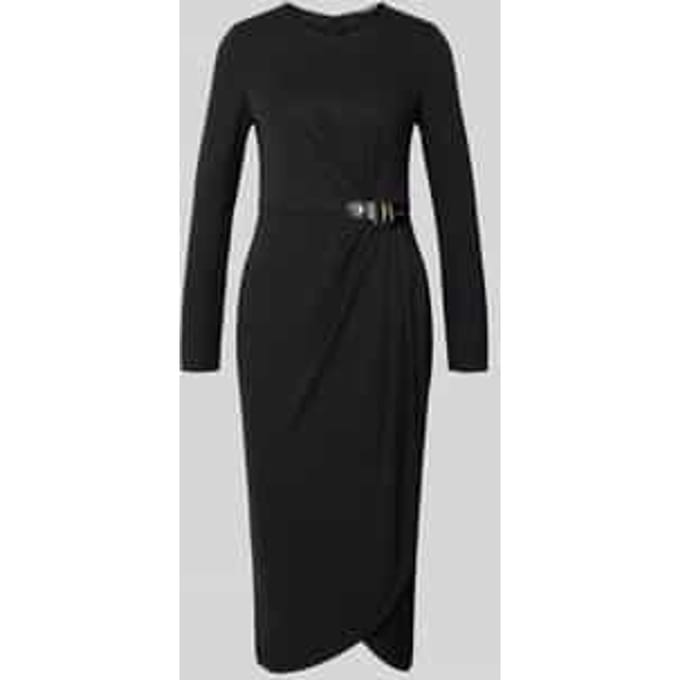 Midi-jurk met ronde hals, model 'SABLISE'