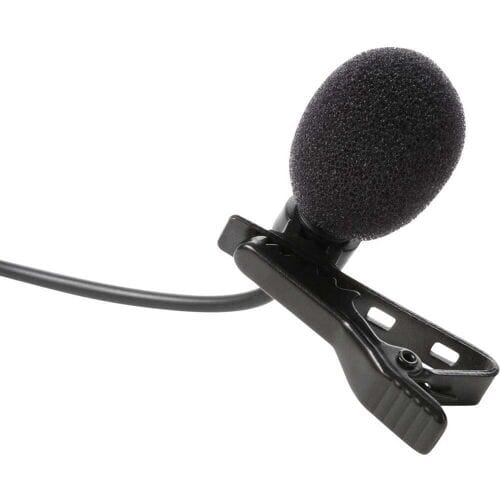 Dasspeld Spraakmicrofoon IK Multimedia MIC LAV Zendmethode:Kabelgebonden Incl. klem, Incl. windkap