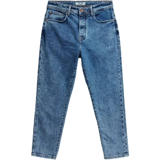 Tapered Jeans met riemlussen Salsa Jeans