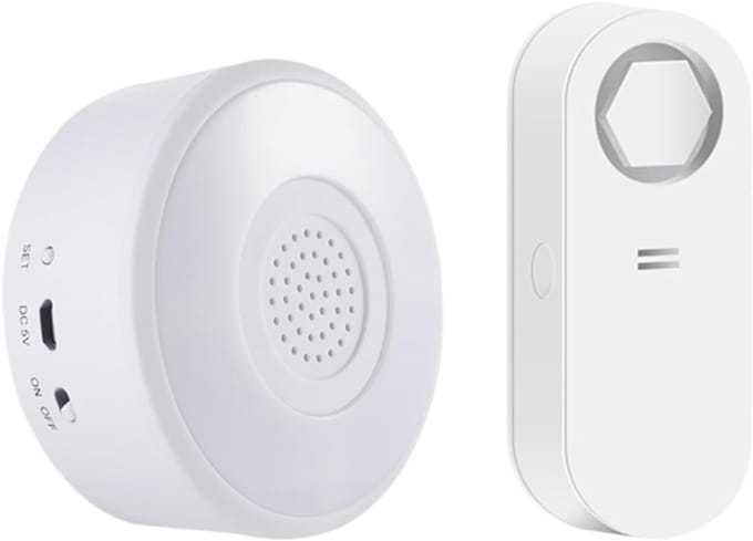 Waterlek Detector - Lekkage Sensor - Huis Beveiligen - App Meldingen - 1 Hub 1 Sensor - Wit