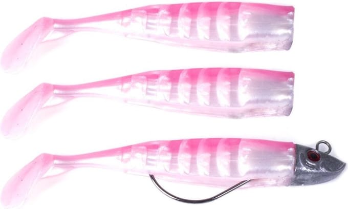 DLT Soft Invasion - Shad - Pink - 26gr - 11cm - Wit