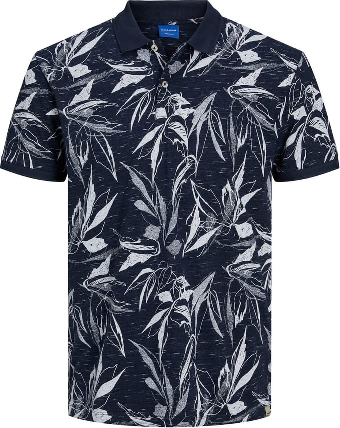 JACK&JONES JORCRAYON AOP POLO SS Heren Poloshirt - Maat S