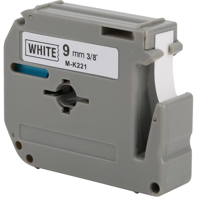 9mm Labeltape PET Accessoires M K221 Geschikt voor Brother Labelprinter PT 65 70 80