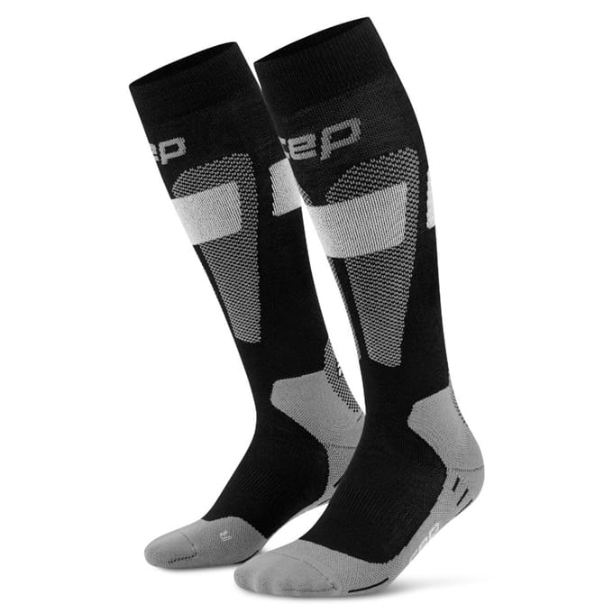 CEP Ski Merino Socks Tall 3.0, skisokken, heren, grijs