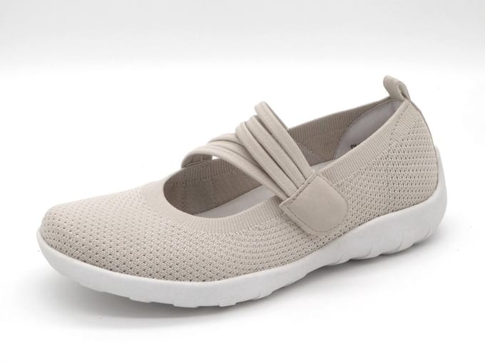 Remonte Dames Bandschoen - R3519-60 Lichtbeige - Maat 42