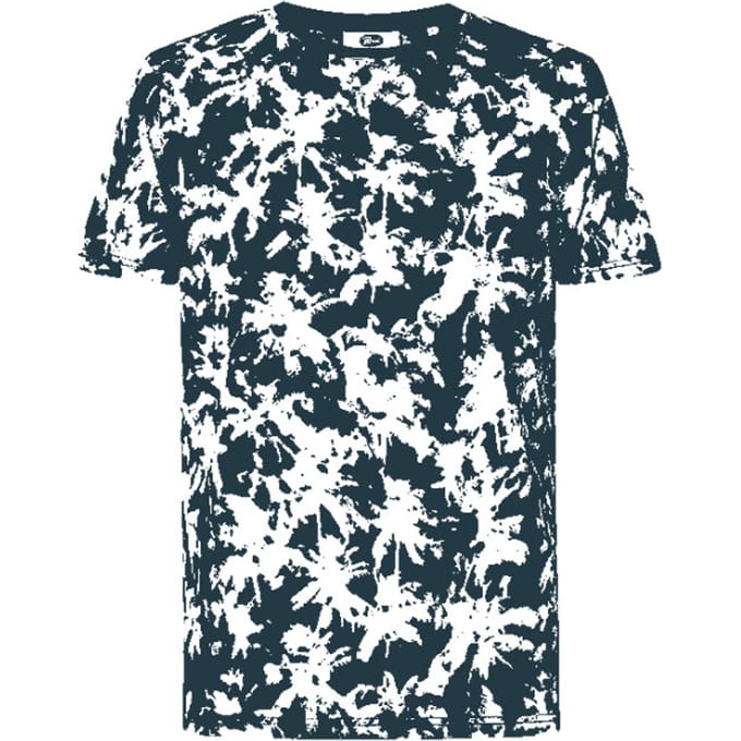 Petrol Industries - Heren All Over Print T-shirt - Wit - Maat M
