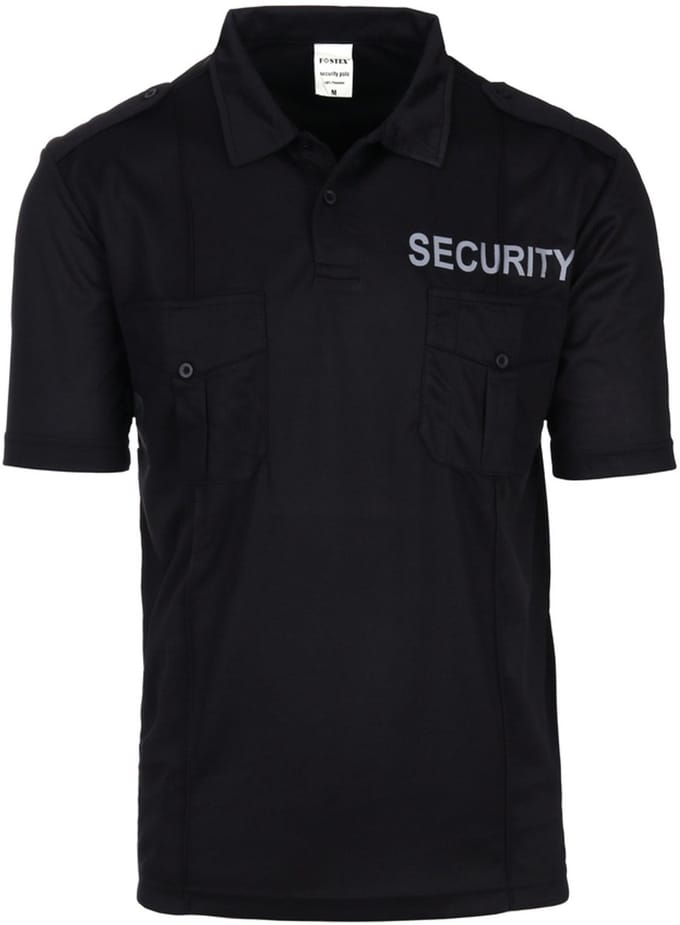 Fostex Garments - Polo security Exclusive (kleur: Zwart / maat: S)