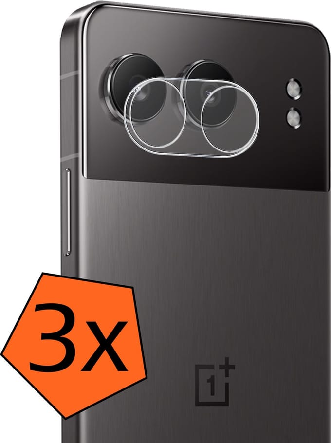 Screenprotector - Geschikt voor Oneplus Nord 4 Camera Screen Protector Beschermglas - Screenprotector Geschikt voor Oneplus Nord 4 Camera Screenprotector Tempered Glass - 3 PACK