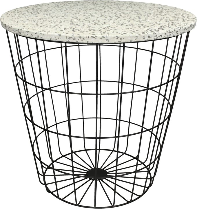 Table Terrazzo Metal Black