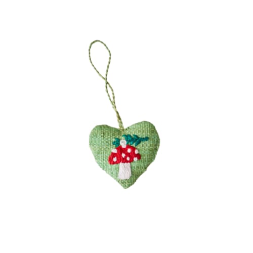 Rice kerst - kerstboomhanger paddenstoel