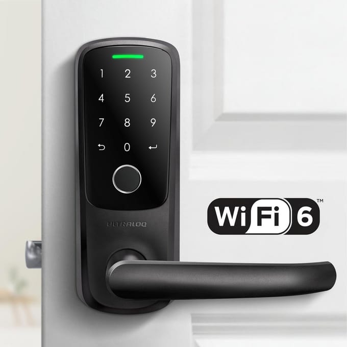 Slimme Deurklink met WiFi en Vingerafdruk 5-in-1 Keyless Entry