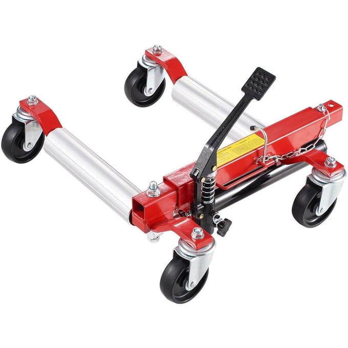 Wiel dolly Heavy Duty Voertuigpositionering Banden Jack Auto Lifter 1500 Lbs