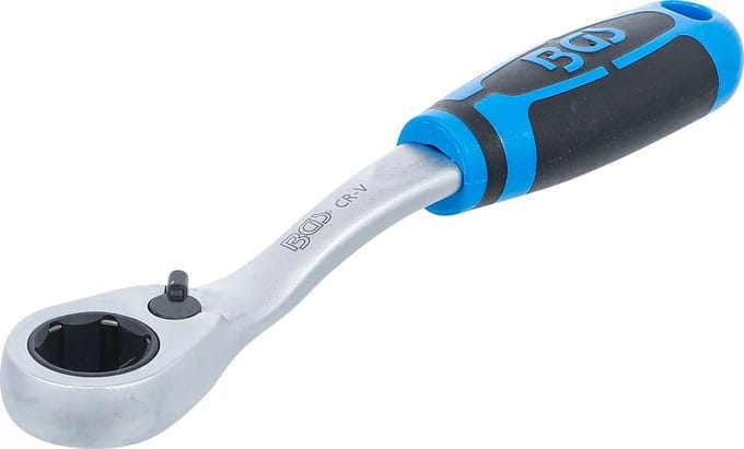 BGS Doorsteek-ratelsleutel - 19 mm zeskant