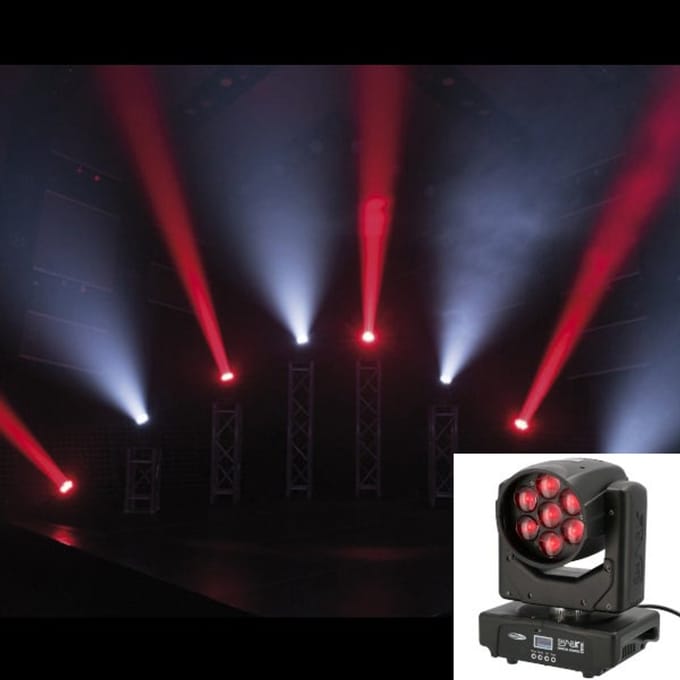 Showtec Shark Zoom Wash One RGBW LED movinghead