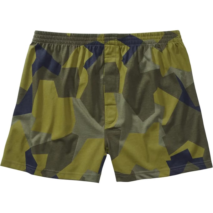 Brandit - Swedish camo Boxershorts - L - Groen