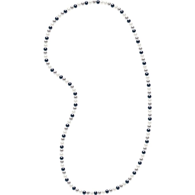 Lang Collier Echte Gecultiveerde Zoetwaterparels Barok 6-7 mm