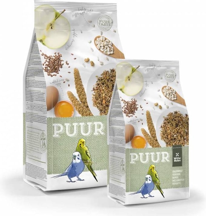 Witte Molen - Binnenvogelvoer - Vogel - Puur Parkiet 2kg - 1st