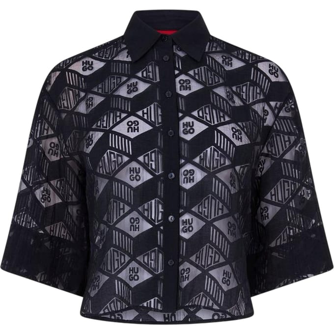 Hugo Ephraima-blouse met lange mouwen voor dames (Zwart)