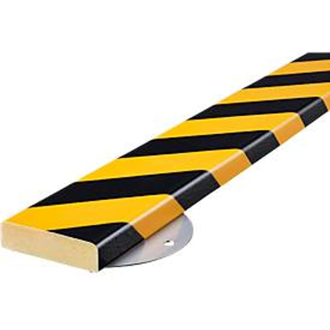 Wall Protection Kit, type S, 1 m/stuk, geel/zwart
