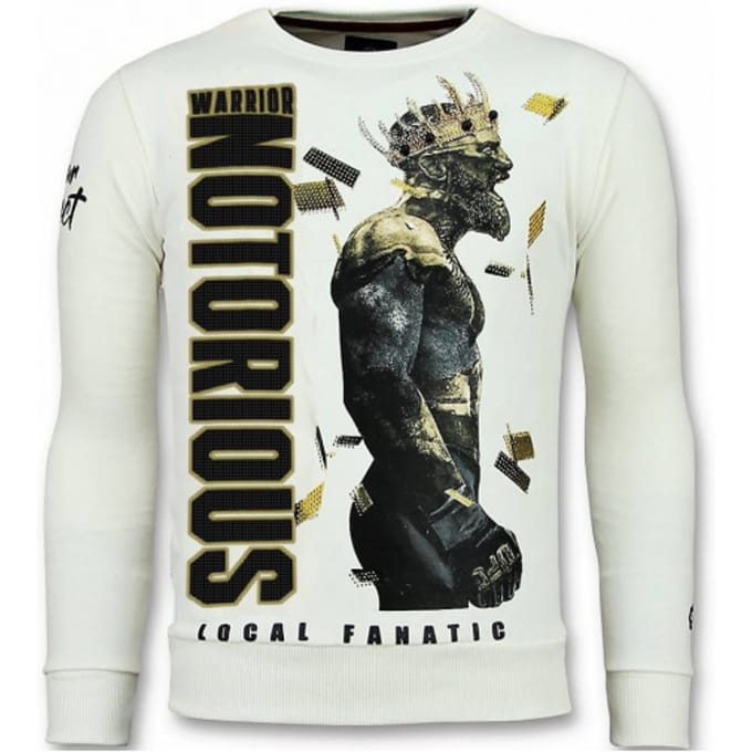 Notorious Trui - King Conor Sweater Heren - Wit