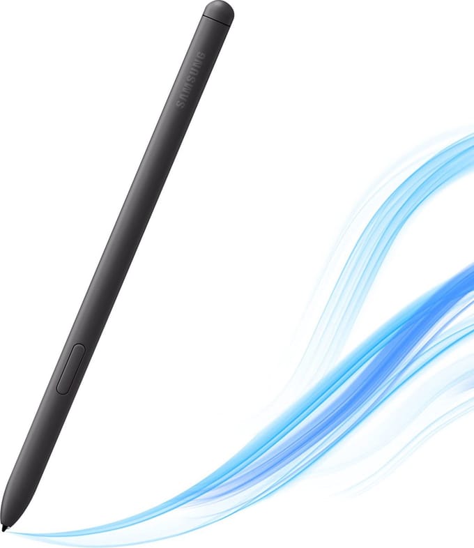 Samsung, S Pen Stylus met knop voor Galaxy Tab S6 Lite Precies, Grijs