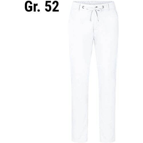 (6 stuks) KARLOWSKY Heren Modern Stretch Chino Broek - Wit - maat: 52