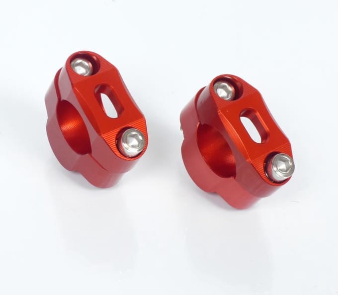 Stuurklem voor Auto 28-28mm + H20mm / donker oranje Gloednieuw