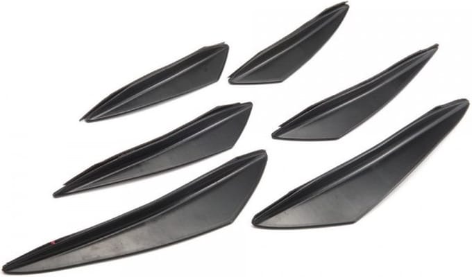 SK-Import Canards - Carbon Fiber Look - ABS Plastic
