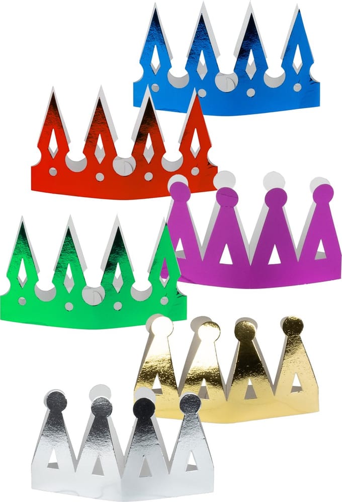 Folat BV Party crowns 6 pcs.